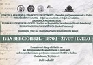 Međunarodni znanstveni skup ‟Ivan Berčić (1824. – 1870.) – život i djelo”, 26. listopada 2018. u Zavodu za povijesne znanosti HAZU u Zadru